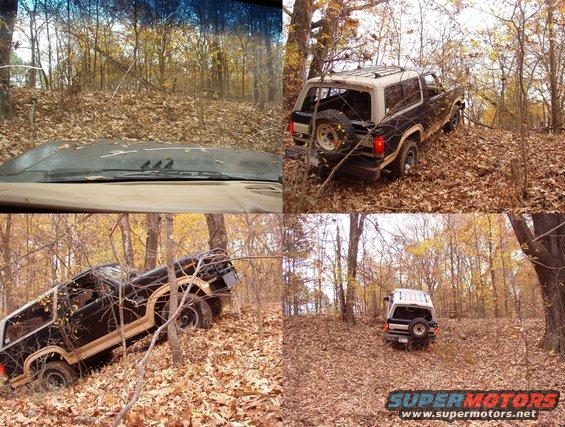 09secorner.jpg We both expected my tires to slip on this steep bank in the SE corner, but they went right up.

Several times.
