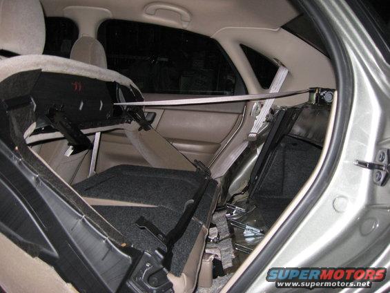 Remove the rear seat 1994 ford taurus