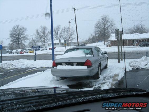 img_0642.jpg The 2004 Crown Vic... her last picture as seen from my new truck while driving away. Goodbye!