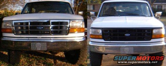 grille.jpg Grille Before (Chrome) after (black)