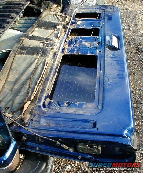 Ford bronco tailgate repair panel #4
