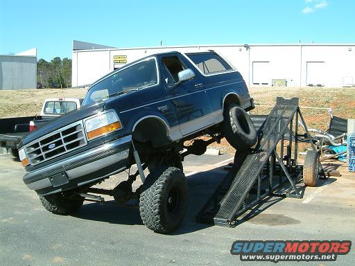 Ford bronco solid front axle swap
