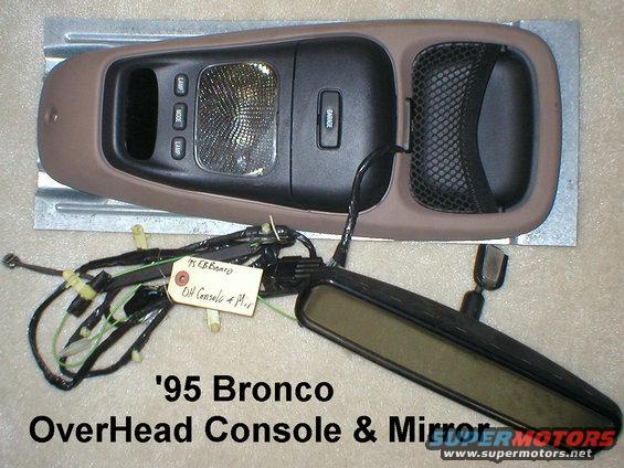 1996 Ford bronco overhead console #8