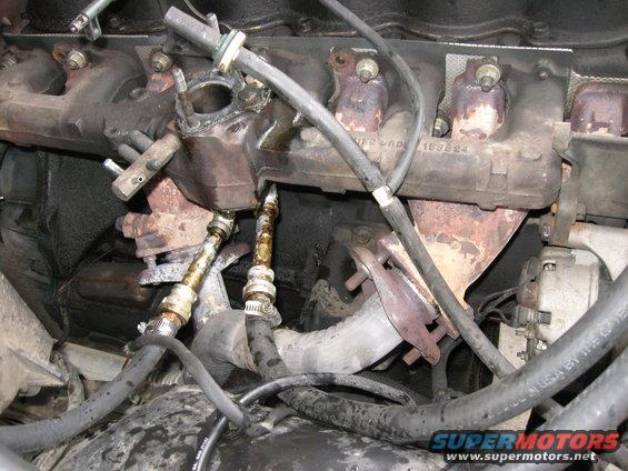 Ford 300 inline 6 split exhaust manifold #9