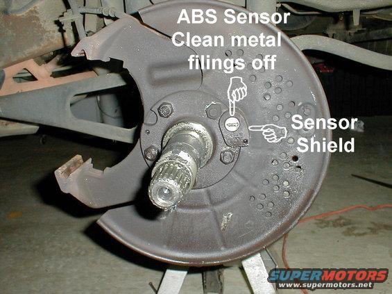 1996 Ford ranger abs sensor location #3