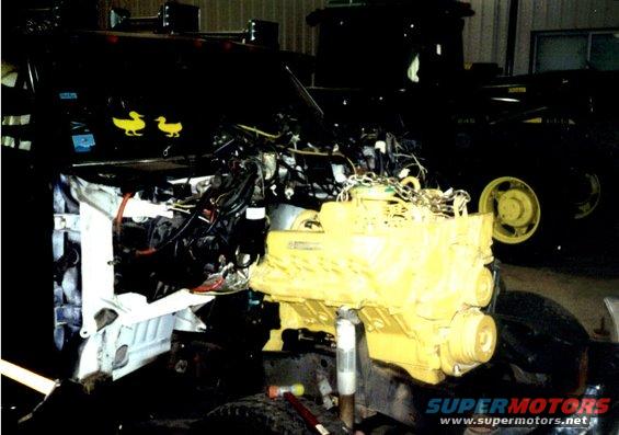 Caterpillar engine swap ford #8