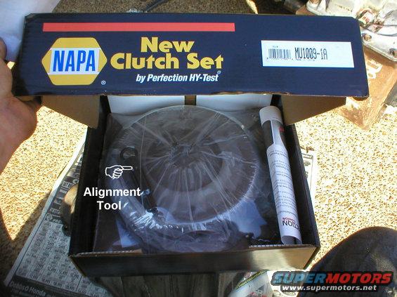 clutch-napa.jpg This is the clutch set for an '86 4-speed, and it includes the throwout and pilot bearings.

UPDATE: it lasted almost exactly 10 years to the day.  I'll probably replace it with an [url=https://www.amazon.com/dp/B000CI8XCC]LuK 07-031[/url] since I can't use the 07-909 (commercial) which is built for the later concentric slave.