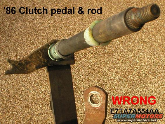 pedal-rod-86.jpg The only solution was a later pedal shaft with splines, so I found an '86 shaft & pedal.  The '87 lever is totally wrong.

[url=https://www.supermotors.net/vehicles/registry/media/217652][img]https://www.supermotors.net/getfile/217652/thumbnail/clutch-lever-83.jpg[/img][/url]