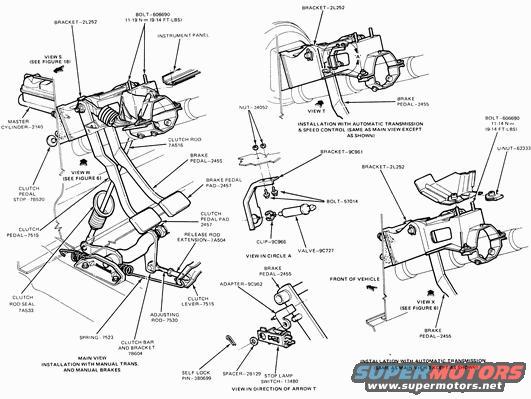 pedals.jpg Mechanical Clutch Linkage & Pedals

BOO (E9LY-13480-A) [url=http://www.amazon.com/dp/B0011DY1JG/]Motorcraft SW2237[/url]

[url=http://www.supermotors.net/registry/media/968732][img]http://www.supermotors.net/getfile/968732/thumbnail/booins.jpg[/img][/url]