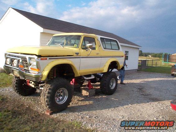 Ford bronco rear shackle flip #10