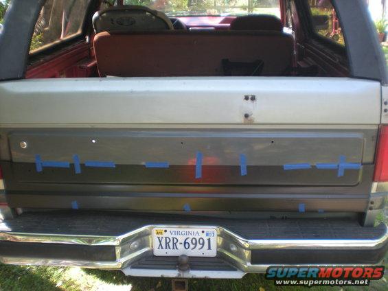 1990 Ford bronco tailgate #4