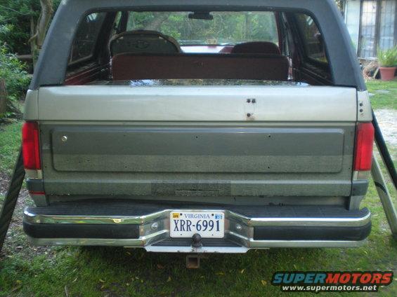 1990 Ford bronco tailgate #5