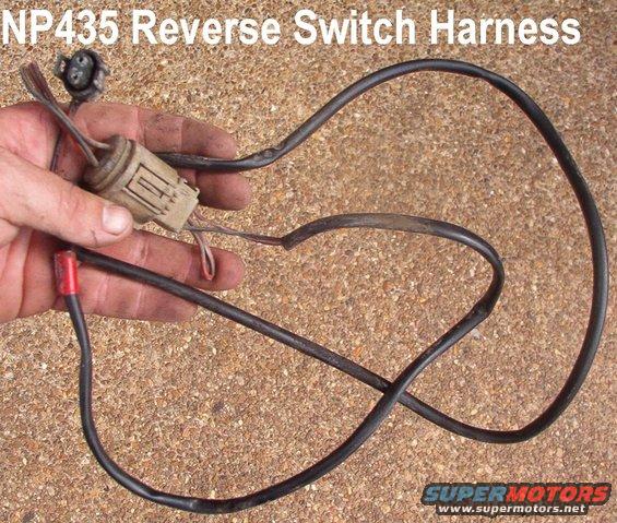 reverseharnessnp435.jpg NP435 Reverse Switch Harness