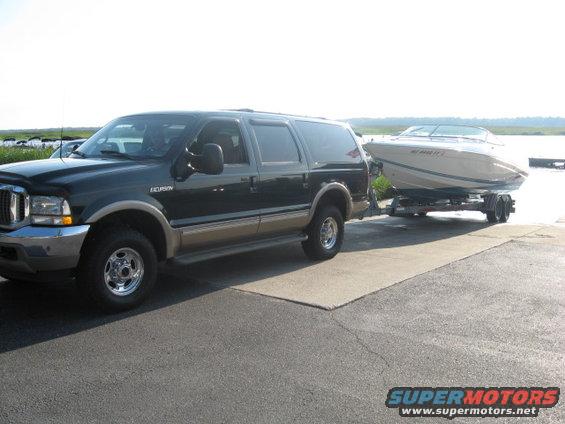 exc--boat-pic.jpg At the ramp with both my Yachts.  My work truck, used to keep many a vessel up & running on a daily basis anywhere in the Mid-Atlantic region.  
Ready for anything, loaded w/ parts & tools...but its not like my own boat is going to let me down. She's "Prepped". 