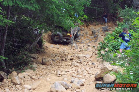 dcp_0058.jpg Joe climbing rocks on Powerline, trail #4.