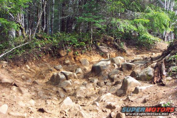 dcp_0011.jpg The end/entrance of Powerline, trail #4, just Southwest of Horse Camp.  This is no place for a 

stock vehicle.  Even lockers, 35's and 6\" lift will be challenged.  Maybe someday I'll have a rig 

capable to tackle this.