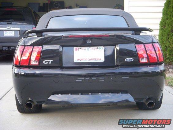 Air creates bubble in 2001 ford mustang convertible