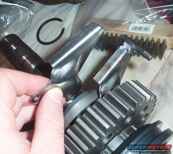 bw13562-048.jpg Here's one (good) way to prevent oil pump failure.  The rod increases contact area and makes it much harder to wear thru the 'case