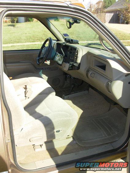 39rhfseat.jpg SOLD
1997 Chevy K3500 Silverado 205Kmi 4WD 1-ton dually 

It doesn't smoke, shake, rattle, squeak, leak, pull, drift, or smell like diesel inside or out, running or stopped, even when accelerating hard.  It doesn't stall, sputter, miss, or take more than 3 sec of cranking to start.  The only smoke is when it's started ice-cold - just a brief white puff.  See the 1st caption for the list of modifications.

It has almost every option (see RPO codes in a previous photo & caption), and everything still works just like new:
A/C
ABS
RKE
Interval wipers
Cruise control
Stereo cassette
Gauges & warning lights
Interior & exterior lights

E-mail me thru my profile here or search CraigsList Memphis.
NEVER WRECKED - NO MAJOR REPAIRS
Most service was done at the dealership.
- 6.5L TurboDiesel (no smoke/leaks/rattles/squeaks)
- 4L80-E
- 4.10 PosiTrac
- Light Autumnwood (camper matches)
- tilt cruise cassette PW/PL/PM/RKE
- leather steering wheel & shifter
- autodimming compass RV mirror
- single 34 gal tank
- new Curt Class V hitch receiver 
- factory skid plates (no scars)
- 7 Michelin X-Radials LT225/75R16
- 2 new batteries 2012 with stainless studded terminals

New Dorman LLT FSD 2013
Reman HydroBoost 2012
New injection pump 2010
New drivebelt 2010
New driver's inside door handle 2012
Trans flush 2010
New rear brake cylinders & shoes, axle seals 2010
New A/C compressor
New master cylinder 2009
New vacuum pump 2005
Ball joints & pitman arm 2004