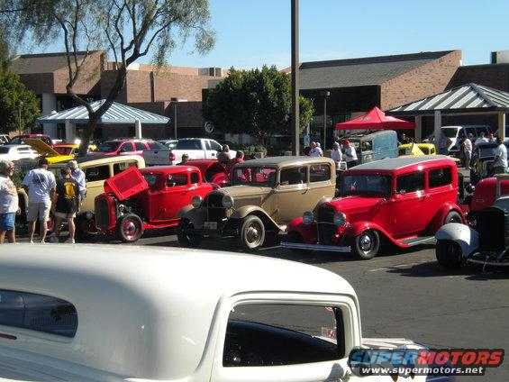 dscn1145.jpg Our 32 Ford Tudor Sedan is the Battalion Beige one in the middle.