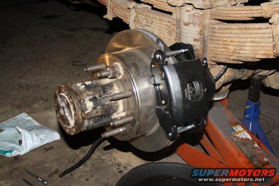 Ford f350 rear disc brake conversion #5