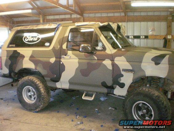 Ford bronco camo paint #8