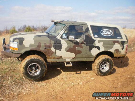 Ford bronco camouflage #6