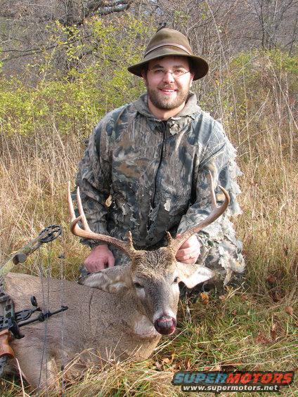 img_8865.jpg Shot at 8yds as he came RIGHT to my Doe-in-heat wafer!  First time I've ever had a buck actually show interest in my scents I've used.