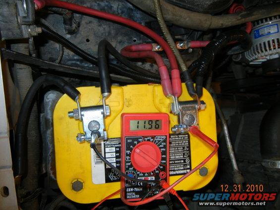 battery-volts-at-idle.jpg And the battery is at 11.96 volts at idle