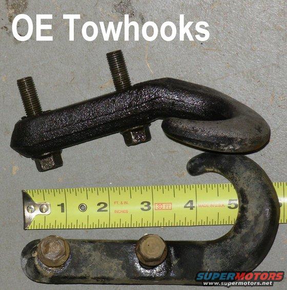 hooksangled.jpg Original Equipment Angled Recovery Hooks (cast iron) probably from an Isuzu Rodeo 4WD