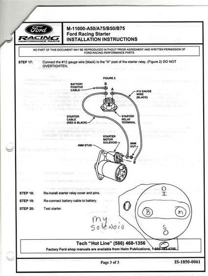 Ford mini starter wiring #4