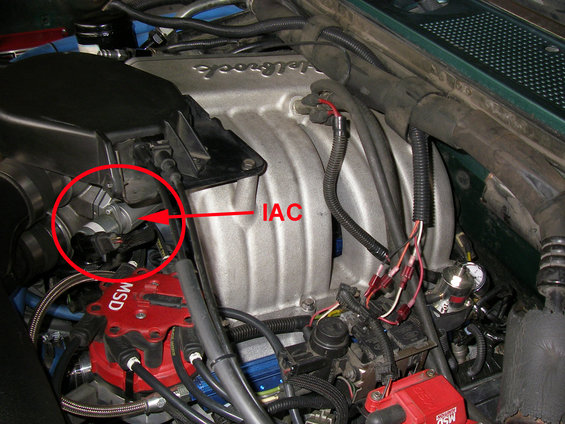 Cleaning iac valve on 1990 ford 4.9l #3