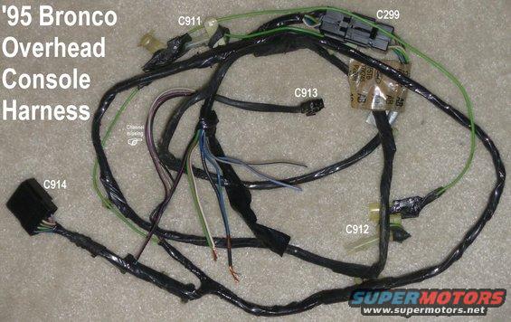 ohcharness95b.jpg SOLD '94-95 Bronco Overhead Console Harness

http://www.supermotors.net/registry/628/75649-2