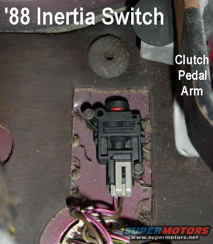 1989 Ford bronco ii inertia switch #2