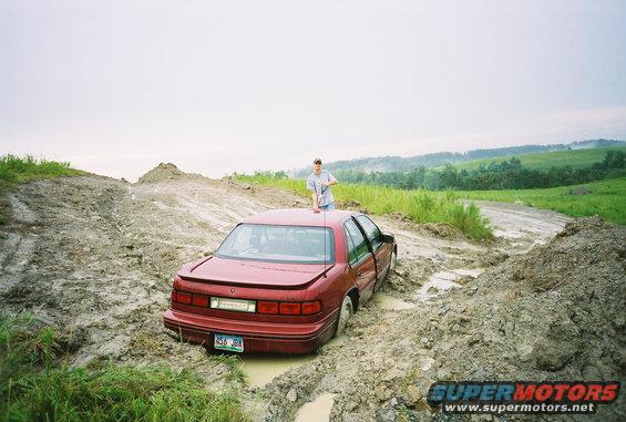 campber12a.jpg My brother Tony decided to take his lumina in the mud.