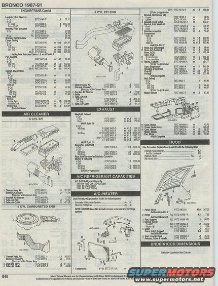 egtranscontdairintakehoodhvaccontdpage848.jpg engine & transmission CONT'D, air intake, hood, HVAC, CONT'D, Page 848