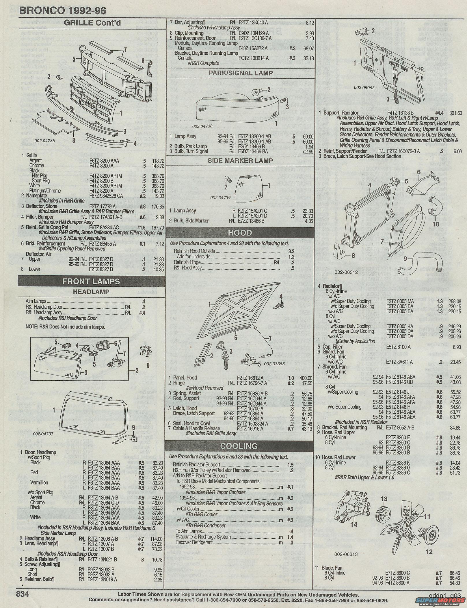 1996 Ford bronco brochure #7