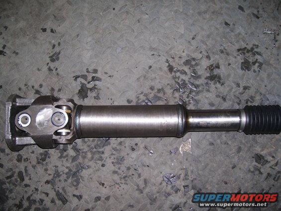 new-driveshaft-(4).jpg Custom driveshaft, started life as a front shaft for a F-350. 1350 U-joints with a custom 1350/1330 joint for the pinion flange.

For information on getting one of these sweet driveshafts talk to Jason at Thurlow Welding & Machine in Fargo, ND  (701) 282-2484