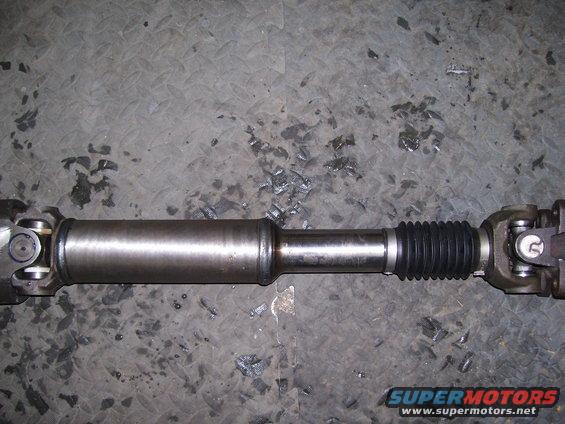 new-driveshaft-(5).jpg Custom driveshaft, started life as a front shaft for a F-350. 1350 U-joints with a custom 1350/1330 joint for the pinion flange.

For information on getting one of these sweet driveshafts talk to Jason at Thurlow Welding & Machine in Fargo, ND  (701) 282-2484