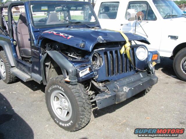 2002 Jeep Wrangler Wreck picture 