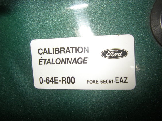 Ford calibration code locations #9