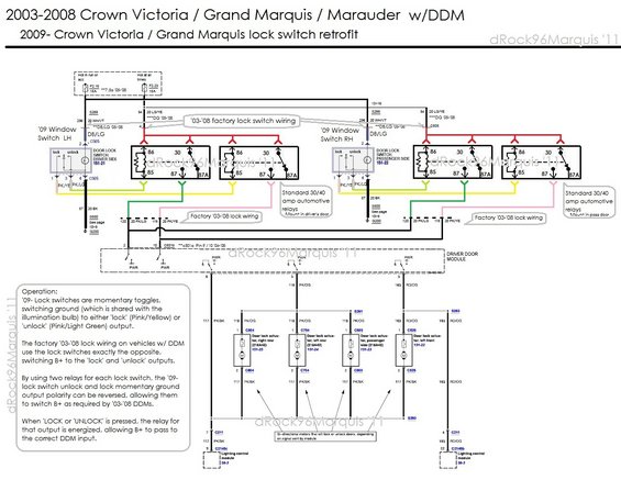 09lockswitchinto0308ddm.jpg '09- CV/GMQ lock switches into '03-'08 CV/GMQ/MM with DDMs


Same as this diagram;
http://www.supermotors.net/registry/media/895121

But using 4 relays to avoid splicing into DDM harness/pigtail