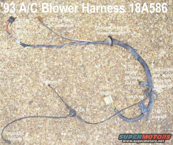 harness93xlthvac.jpg HVAC Harness from '93 Bronco XLT

See also:
[url=https://www.supermotors.net/registry/media/1167220_1][img]https://www.supermotors.net/getfile/1167220/thumbnail/hvacwiring-9296.jpg[/img][/url] . [url=https://www.fordparts.com/FileUploads/CMSFiles/18376%20Pigtail%20Book%202016.pdf]MotorCraft 2016 Wiring Pigtail Guide[/url]