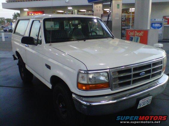 ford-bronco2.jpg 1994 fsb xl 5.0 blue leather seats. Adding 33 atr tires and pro comp wheels