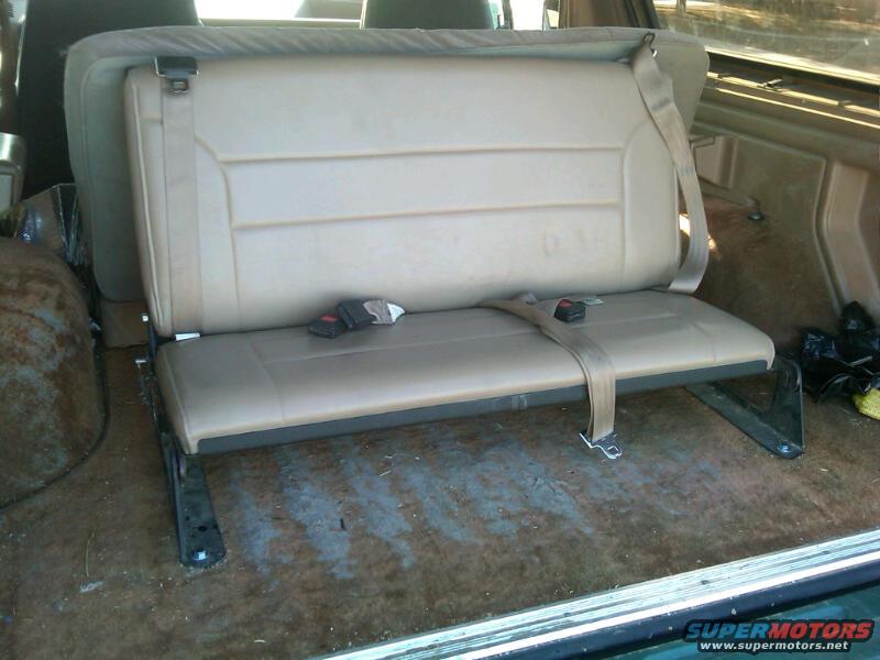 1987 Ford Bronco Third Row Seat picture SuperMotors