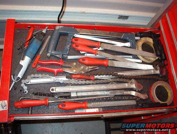 04filescutting.jpg Files, Saws, Snips, Chain wrenches, Clutch alignment