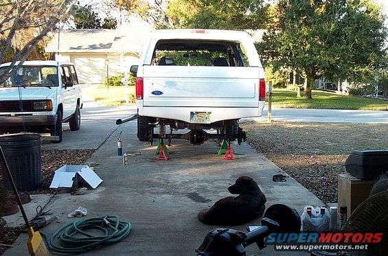 dcp_1626.jpg 1st broken 8.8 under the truck and the eventual second one in the foreground.