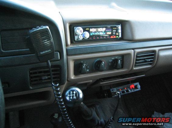 dash.jpg Cd Player and CB Radio